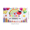 thumbnail image 3 of Colorful Design Preschool Banner Graduation Party Polyester Material Decorative Easy Setup for Classroom Celebration Kids Event Graduation Ceremony, 3 of 4