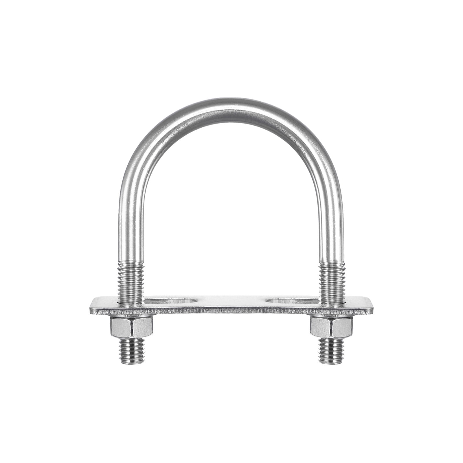 Round UBolts, 1 Pack 59mm Inner Width 91mm Length M10 W Nuts Washers