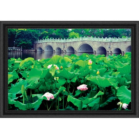 - Lotus Flowers on Riverbank Counted Cross-Stitch Chart
