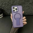 thumbnail image 2 of ShellTech Compatible with iPhone 16 Pro Max Magnetic Case Stand for Women Man Holder Kickstand Shockproof Protective Slim Compatible with MagSafe Matte Cover,Darkpurple, 2 of 12