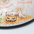thumbnail image 4 of Trick or Treat Brussels Griffon Funny Mummy Cosplay Pumpkin Candy Basket Stained Glass Suncatcher Griff Dog Lover Window Hanging Sign Decor - 12016, 4 of 5