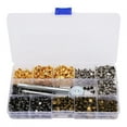 thumbnail image 1 of Decoration Studs,480 Sets 4 Colour Rivetfor Leather Craft Studsfor Clothing Leading Edge Technology, 1 of 9