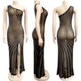 thumbnail image 3 of Vestido de noche sexy para mujer con diamantes calientes, vestido sexy para fiesta y club, XL, 3 of 5