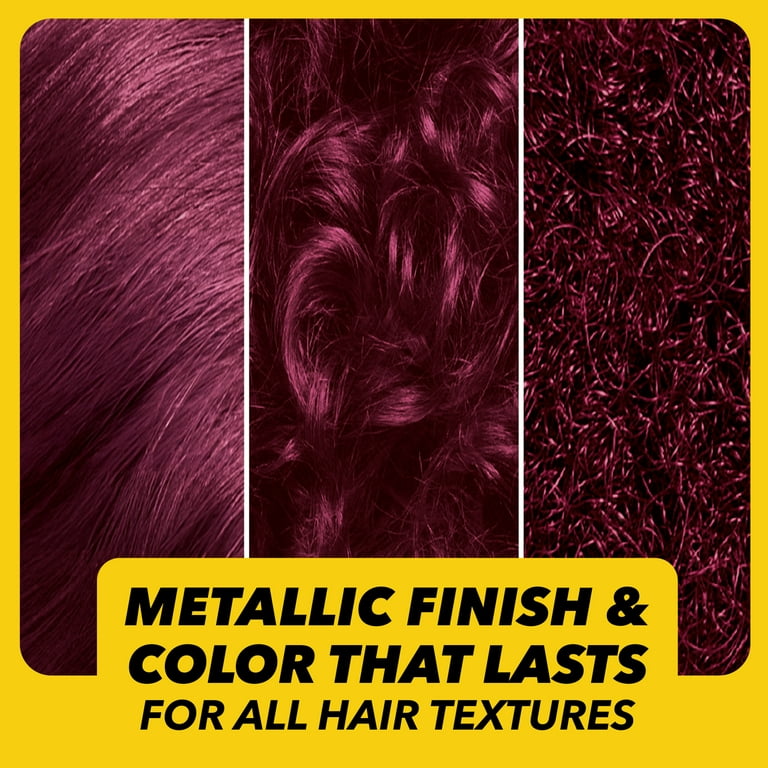 got2b Metallics Permanent Hair Dye, M68 Dark Ruby, Hair Color for
