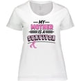 thumbnail image 3 of Inktastic My Mother is a Survivor Breast Cancer Awareness Women's Plus Size T-Shirt, 3 of 5