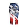 thumbnail image 5 of Tnhcen Women’s Independence Day Yoga Pants – High Waisted Stretch 7/7 Leggings with Star-Spangled Print! Active Wear Yoga Pants for Women, 5 of 5