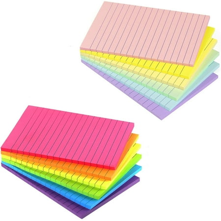 4X6 Bright Sticky Notes and 4X6 Pastel Sticky Notes | Walmart Canada