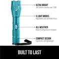 thumbnail image 2 of Gorilla Grip Potente LED 750 pies resistente al agua 5 modos ajustables linterna táctica, linternas de zoom ultrabrillantes de alto lúmenes, regalo de calcetín, pequeño camping coche mini luz flash tu, 2 of 5