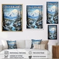 thumbnail image 4 of Designart "Glacier Glacial Pastoral II" Landscape & Nature Floater Framed Wall Art Living Room, 4 of 7