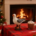 thumbnail image 5 of Uxgjfwu Christmas Seagull Figurine Ornament, Resin Seabird Tabletop Decorations, Rustic Vintage Coastal Beach Home Decor, 5 of 6