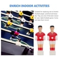 thumbnail image 2 of LEEYNEER 10 Pcs Football Machine Player Toys Foosball Soccer Game Kids Replacement Table Plastic Players Child, 2 of 6