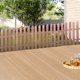 thumbnail image 4 of Plastic Garden Fence Edging | Brown Decorative Picket Border | Modular Outdoor Lawn & Flowerbed Divider | Durable Weatherproof Plastic | Multiple Sizes: 50x20cm, 50x30cm, 40x50cm, 50x40cm | 1 Pack, 4 of 6