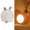 thumbnail image 4 of Zyyini Baby Deer Nightlight,Cute Pet Night Light Portable Adjustable Brightness Eye Protection Three Level Color Temperature Bedroom Night Light, 4 of 8