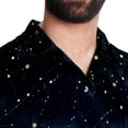 thumbnail image 5 of Constellation Men's Short Sleeve Printed Button Down Beach, Casual, Poplin Shirts for Summer Vacation, 5 of 6