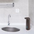 thumbnail image 3 of paramount Soap Dispenser Waterproof Sensor Liquid Dispensers Foam Dispensing Tool Deep Wood Grain, 3 of 5