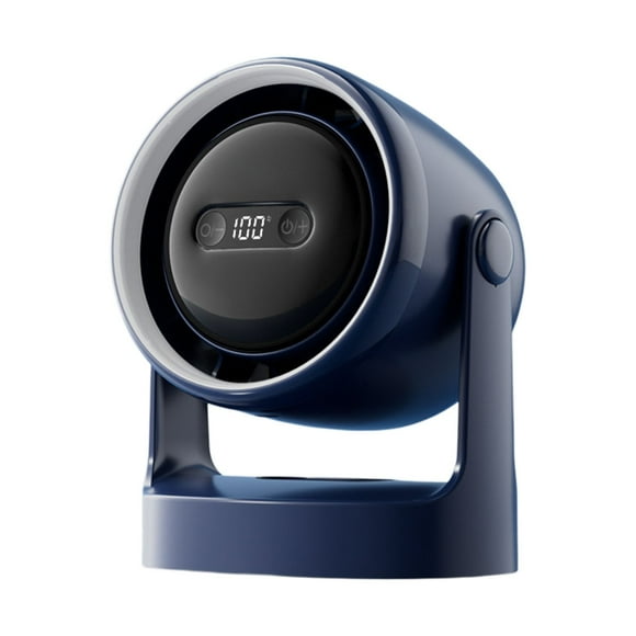 Wmhnj Ventilador de escritorio USB de 3 velocidades con luz nocturna, miniventilador porttil de aromaterapia para oficina, opciones en negro, blanco, azul y beige, funcionamiento silencioso.