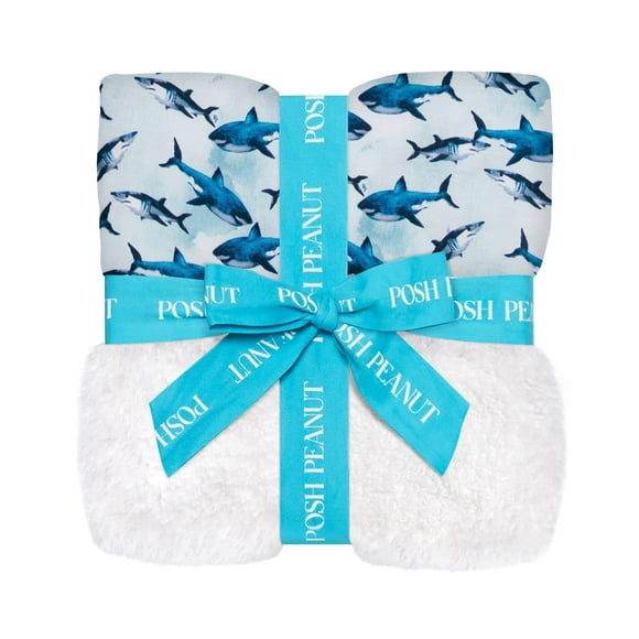 Manta de bebé Posh Peanut Plush Patoo viscosa de bambú, 40 x 40 cm