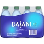 Dasani Purified Water Bottles, 16.9 fl oz, 12 Pack