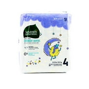 seventh generation overnight diapers - size 4 - 24 ct