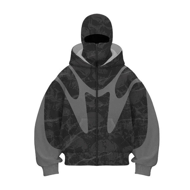 MHFRRA Sudaderas con Capucha y Cremallera para Hombre Elegante Sudadera con Capucha y Cremallera para Hombre, Ideal para Uso Informal En Primavera, Otoño E Invierno Gris1