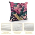 thumbnail image 4 of Acheng Short Plush Pillowcase 1 Piece - Palm Leaves with Lush Branches and Leaves, Tropical Jungle Palm Leaves with Charming Colors White, 4 of 5
