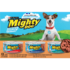 (12 Pack) Purina Mighty Dog Small Breed Wet Dog Food Variety Pack, Hearty Beef, Smoked Chicken & Bacon Combo, Lamb & Rice, 5.5 oz. Cans