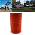 thumbnail image 1 of Cord 550 Multifunction Ropes 328 Feet, Tent Rope Parachute Cord Outdoor Survival Rope Making - Orange, 1 of 10