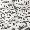 thumbnail image 2 of Great Bay Home Turkish Cotton Printed Flannel Sheet Set  (King, Print - Woodland Creatures), 2 of 5