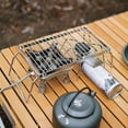 thumbnail image 3 of LJNYFDC Réchaud Résistant aux Hautes Températures Support de Réchaud de Camping en Acier Inoxydable Pieds Pliables Valve d'Air Réglable Support de BBQ Équipement de Cuisson, 3 of 5