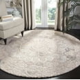thumbnail image 2 of SAFAVIEH Marquee Georgiana Floral Area Rug, Beige/Ivory, 4' x 4' Round, 2 of 7