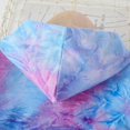 thumbnail image 4 of XBASW Kids Girls Boys Tie Dye Sweatshirt Baby Drawstring Hoodie Sweater Toddler Spring Fall Thin Pullover Shirt 3-8T, 4 of 6