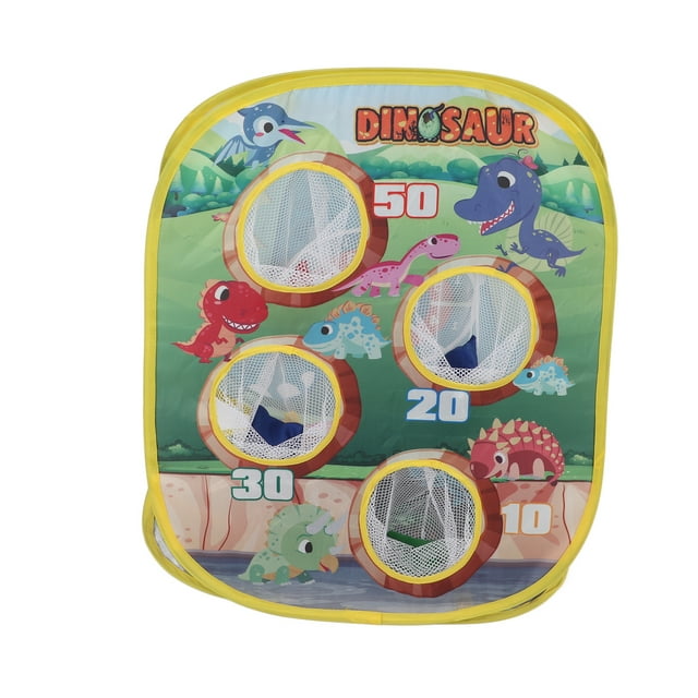 Bean Bags Throw Target Toy, Foldable Double Sided Multiring Powerful 2 In 1 Bean Bag Kids Dartboard Toy with Storage Bag for Floor for Lawn for Backyard