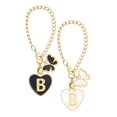 thumbnail image 1 of Accessoires de Lettres Réglables 2 Pcs Breloques Papillon pour Gobelet Nom Id Poignée Breloques Forme de Cœur Identification Accessoires Tasse Thé au Lait, 1 of 8