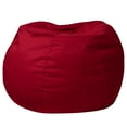 thumbnail image 2 of Emma + Oliver Small Solid Red Refillable Bean Bag Chair for Kids and Teens, 2 of 10