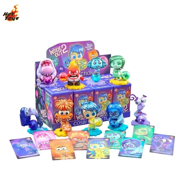 2024 Nuevos juguetes populares Disney Pixar Inside Out 2 Joy Sadness Anger Disgust Cosbi Figura coleccionable Mini muneca Regalo de cumpleanos para ninos Bodega Aurrera en linea