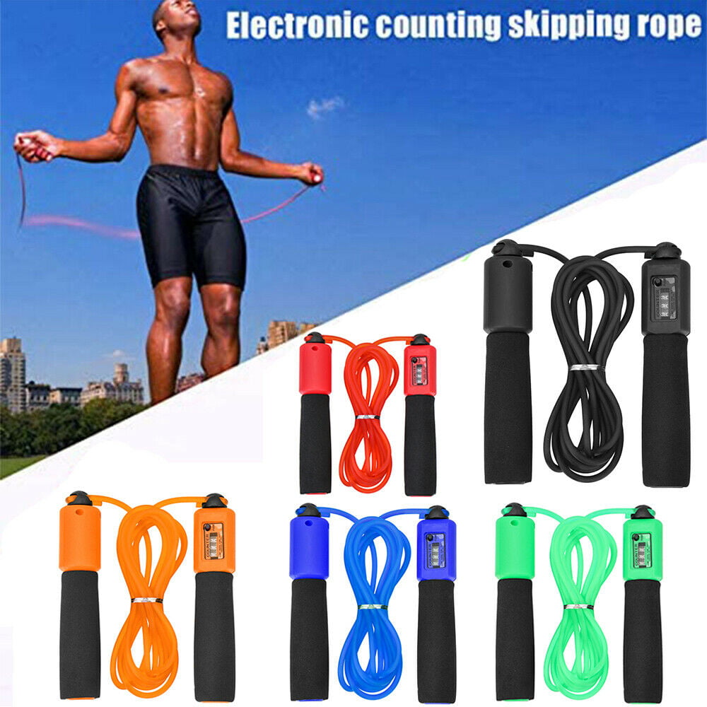 Skipping  Adult  Adjustable  Jump  Kids  Rope  Fitness  With Counter Indoor 