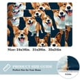 thumbnail image 2 of Corgi Dog Polyester Non-Slip Indoor Rugs Chair Mat Floor Carpet Machine Washable, 2 of 6