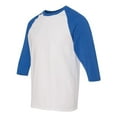 thumbnail image 3 of Gildan Heavy Cotton Raglan Three-Quarter Sleeve T-Shirt, 3 of 4