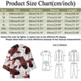 thumbnail image 5 of Camisas s Para Hombre Interior Cárdigan de manga larga Semi de primavera y verano para hombre, camisa sin cuello estampada con estampado completo (Red, S), 5 of 5