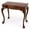 Vintage Oak, variant on Bowery Hill Solid Wood Traditional Writing Desk in Cherry Finish