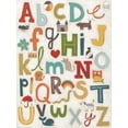 thumbnail image 2 of Vess, June Erica 15x18 White Modern Wood Framed Museum Art Print Titled - Alphabet Soup, 2 of 4