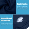 thumbnail image 2 of Traje de baño para hombre Pantalones cortos de baño de pierna cuadrada transpirables para entrenamiento deportivo (Navy XXXL), 2 of 7
