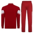 thumbnail image 3 of X-2 Men Tracksuits 2 Pieces Set Jogging Athletic Sports Set White Red Size S, 3 of 6