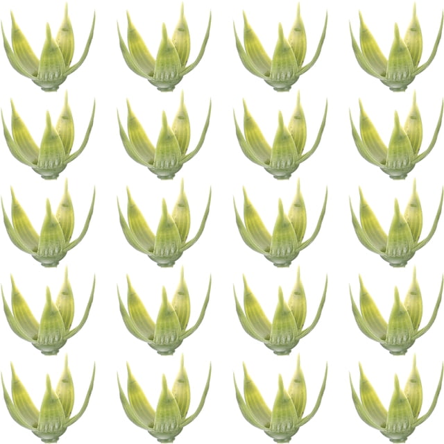 50 cálices de flores artificiales de plástico, sépalos verdes de plástico, cálices para hacer flores artificiales.