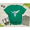 thumbnail image 6 of Womens Mens Cute Flying Parakeet Budgie Bird Lover Gift Shirt Present For Parakeet Lover Bird Owner Tshirt For Men Women Boys Girls T-shirt, 6 of 8