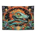 thumbnail image 5 of ONETECH  Mushroom Tapestry Burning Sun Hippie Moon Phase Tapestries Aesthetic Indie Tapestry Wall Hanging for Bedroom Living Room Dorm, 5 of 7