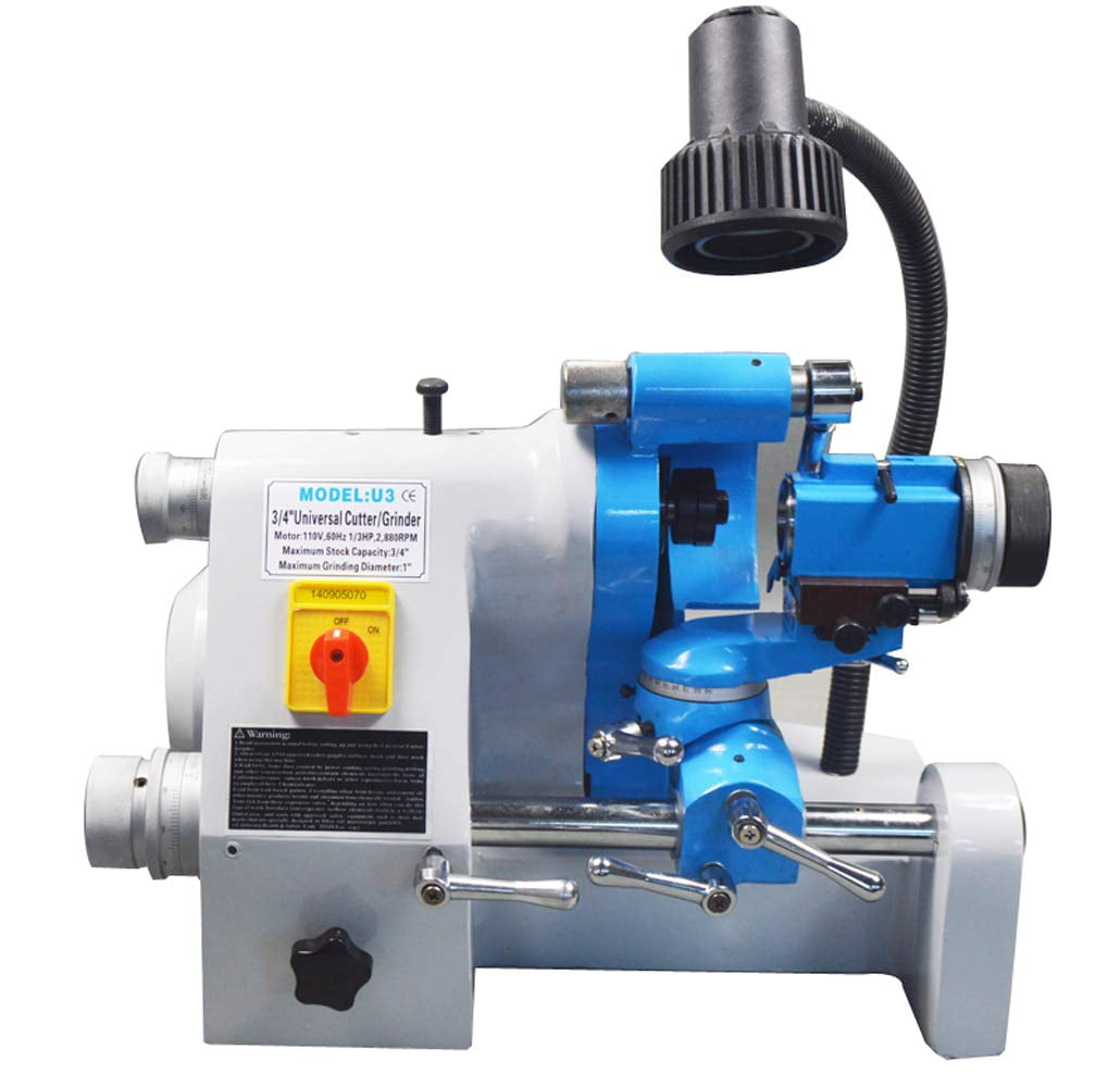 Techtongda 220V U3 Grinder Sharpener for End Mill R8 Collect Grinding