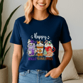 thumbnail image 5 of Coffee Latte,Happy Hallothanksmas Tshirt, Halloween Thanksgiving Christmas Shirt, Holiday Season Tee, Turkey Gift, Vintage Ghost ,Merry Christmas, 5 of 5