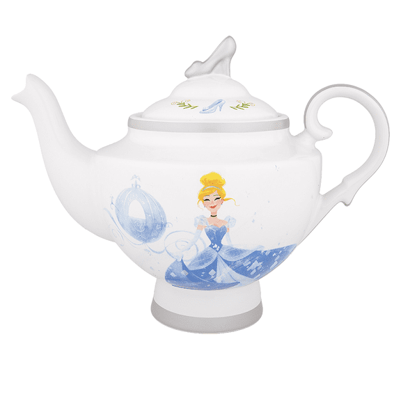 Disney Parks Cinderella Teapot Ceramic Slipper Carriage New With Tags