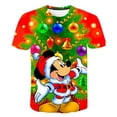 thumbnail image 1 of Summer Kids Mickey Mouse T-Shirts Fashion Boys Girls Tees Tops Children Disney Short Sleeves Cartoon Casual T Shirts 4-14 Years14T Gao Jinjia LED, 1 of 2